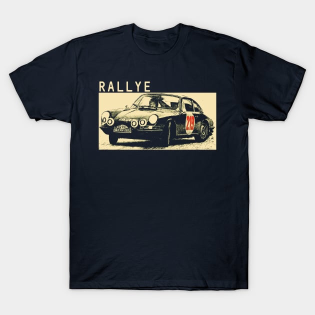 classic rally car T-Shirt by retroracing